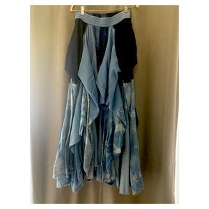 Tov Holy Denim Maxi skirt(never worn)